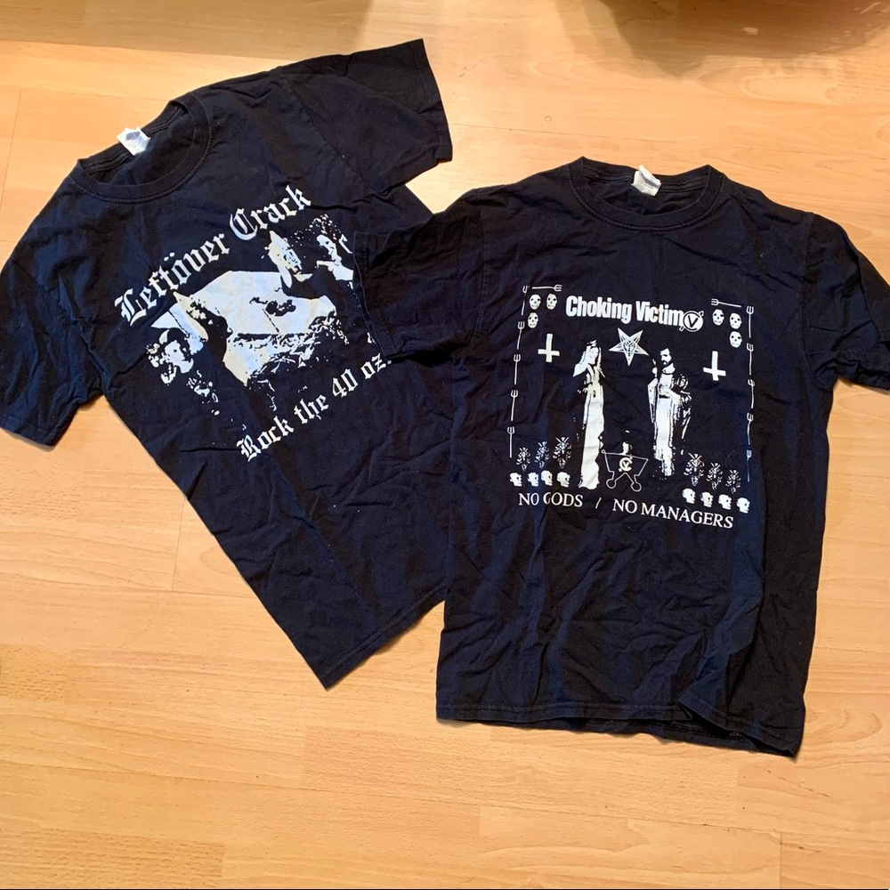 Leftover Crack Choking Victim Tees